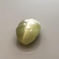 Natural Chrysoberyl cats eye 1.12 Carats Yellowish Green Oval Cabochon 7x5 mm Loose Gemstone - Image 7