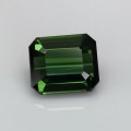 Natural Tourmaline 1.82 Carats Vivid Green Emerald Cut 7x6 mm Loose Gemstone - Image 5