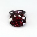 Natural Rhodolite garnet pair  13.39 Carats Pinkish Red Oval 12x10 mm Loose Gemstone - Image 2