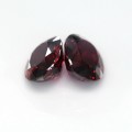 Natural Rhodolite garnet pair  13.39 Carats Pinkish Red Oval 12x10 mm Loose Gemstone - Image 4