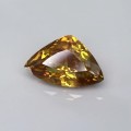 Natural Sphalerite 10.52 Carats Sunset Yellow Trilliant  18x12 mm Loose Gemstone - Image 2