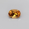 Natural Clinohumite 1.13 Carats Fire Orange Oval 7x5 mm Loose Gemstone - Image 2
