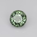 Natural Tourmaline 1.65 Carats Meadow Green Round 7x5 mm Loose Gemstone - Image 3
