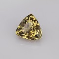 Natural Grossular garnet 2.91 Carats Yellow Trilliant  9x8 mm Loose Gemstone - Image 3