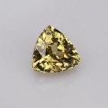 Natural Grossular garnet 2.91 Carats Yellow Trilliant  9x8 mm Loose Gemstone - Image 1