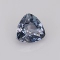 Natural Apatite 1.10 Carats Steel Blue Trilliant  6x5 mm Loose Gemstone - Image 6