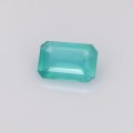 Natural Peru opal 0.34 Carats Neon Paraiba Blue Emerald Cut 6x4 mm Loose Gemstone - Image 2