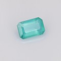 Natural Peru opal 0.34 Carats Neon Paraiba Blue Emerald Cut 6x4 mm Loose Gemstone - Image 5