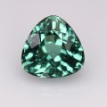 Natural Apatite 1.87 Carats Paraiba Green Trilliant  8x5 mm Loose Gemstone - Image 1