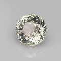 Natural Tourmaline 3.44 Carats Half White with Very Light Pink Shade Round 9x7 mm Loose Gemstone - Image 2