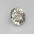 Natural Tourmaline 3.44 Carats Half White with Very Light Pink Shade Round 9x7 mm Loose Gemstone - Image 5
