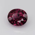 Natural Rhodolite garnet 3.36 Carats Purplish Pink Oval 9x8 mm Loose Gemstone - Image 3