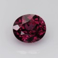 Natural Rhodolite garnet 3.36 Carats Purplish Pink Oval 9x8 mm Loose Gemstone - Image 1