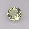 Natural Amblygonite 2.38 Carats Yellowish Green Round 8x5 mm Loose Gemstone - Image 2