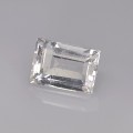 Natural Scapolite color change  3.31 Carats White to Orange to Blue under U.V light Baguette 20x7 mm Loose Gemstone - Image 2