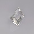 Natural Scapolite color change  3.31 Carats White to Orange to Blue under U.V light Baguette 20x7 mm Loose Gemstone - Image 5