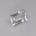 Natural Scapolite color change  3.31 Carats White to Orange to Blue under U.V light Baguette 20x7 mm Loose Gemstone - Image 6