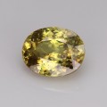 Natural Sphene 3.10 Carats Yellowish Green Oval 10x8 mm Loose Gemstone - Image 2