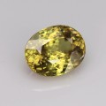 Natural Sphene 3.10 Carats Yellowish Green Oval 10x8 mm Loose Gemstone - Image 6