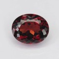 Natural Spessartite garnet 6.23 Carats Coke Red  Oval 12x10 mm Loose Gemstone - Image 3
