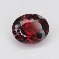 Natural Spessartite garnet 6.23 Carats Coke Red  Oval 12x10 mm Loose Gemstone - Image 1