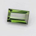Natural Tourmaline 3.82 Carats Vivid Green Baguette 11x7 mm Loose Gemstone - Image 2