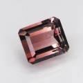 Natural Bi-color tourmaline 5.42 Carats Pink to Champagne Emerald 10x9 mm Loose Gemstone - Image 6