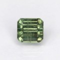 Natural Demantoid garnet 2.09 Carats Green Emerald Cut 7x6 mm Loose Gemstone - Image 1