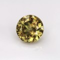 Natural Sphene 2.06 Carats Golden Yellow Round 7x7 mm Loose Gemstone - Image 2