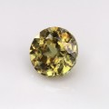Natural Sphene 2.06 Carats Golden Yellow Round 7x7 mm Loose Gemstone - Image 5