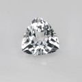 Natural Montebrasite 1.49 Carats White Trilliant  7x5 mm Loose Gemstone - Image 7