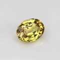Natural Sapphire 1.78 Carats Golden Yellow Oval 8x6 mm Loose Gemstone - Image 1