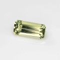 Natural Amblygonite 1.65 Carats Yellowish Green Emerald Cut 10x5 mm Loose Gemstone - Image 2