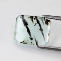 Natural Dendritic Peru Opal 4.94 Carats Sea Blue Green Fancy Cabochon 14x12 mm Loose Gemstone - Image 6