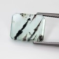 Natural Dendritic Peru Opal 4.94 Carats Sea Blue Green Fancy Cabochon 14x12 mm Loose Gemstone - Image 7