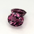Natural Rhodolite garnet pair 5.13 Carats Sweet Purplish Pink Oval 9x7 mm Loose Gemstone - Image 2