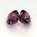 Natural Rhodolite garnet pair 5.13 Carats Sweet Purplish Pink Oval 9x7 mm Loose Gemstone - Image 3