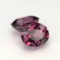 Natural Rhodolite garnet pair 5.13 Carats Sweet Purplish Pink Oval 9x7 mm Loose Gemstone - Image 5