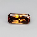 Natural Zircon 4.30 Carats Copper Orange Emerald Radiant 13x6 mm Loose Gemstone - Image 6