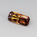 Natural Zircon 4.30 Carats Copper Orange Emerald Radiant 13x6 mm Loose Gemstone - Image 3