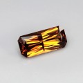 Natural Zircon 4.30 Carats Copper Orange Emerald Radiant 13x6 mm Loose Gemstone - Image 8
