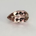 Natural Tourmaline 2.17 Carats Padparadscha Pink Pear 11x6 mm Loose Gemstone - Image 1