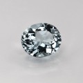 Natural Aquamarine 1.71 Carats Sky Blue Oval 9x7 mm Loose Gemstone - Image 1