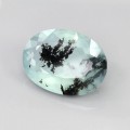 Natural Dendritic peruvian opal 7.50 Carats Paraiba Blue Green Oval 18x13 mm Loose Gemstone - Image 2
