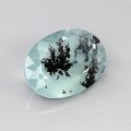 Natural Dendritic peruvian opal 7.50 Carats Paraiba Blue Green Oval 18x13 mm Loose Gemstone - Image 7