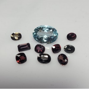 Aqua Sapphire Mixed Lot  4.64cts - Mixed Lot Aqua Sapphire Mixed Lot  4.64cts - Mixed Lot