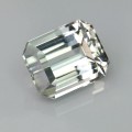 Natural Tourmaline 3.17 Carats Half White Emerald Cut 10x7 mm Loose Gemstone - Image 6