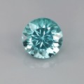 Natural Apatite 1.82 Carats Paraiba Blue Green Round 7x5 mm Loose Gemstone - Image 1