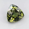 Natural Tourmaline 4.38 Carats Greenish Yellow Trilliant  10x7 mm Loose Gemstone - Image 6