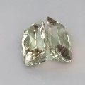 Natural Diaspore pair 3.76 Carats Honey Green to Salmon Brown Cushion 9x6 mm Loose Gemstone - Image 4